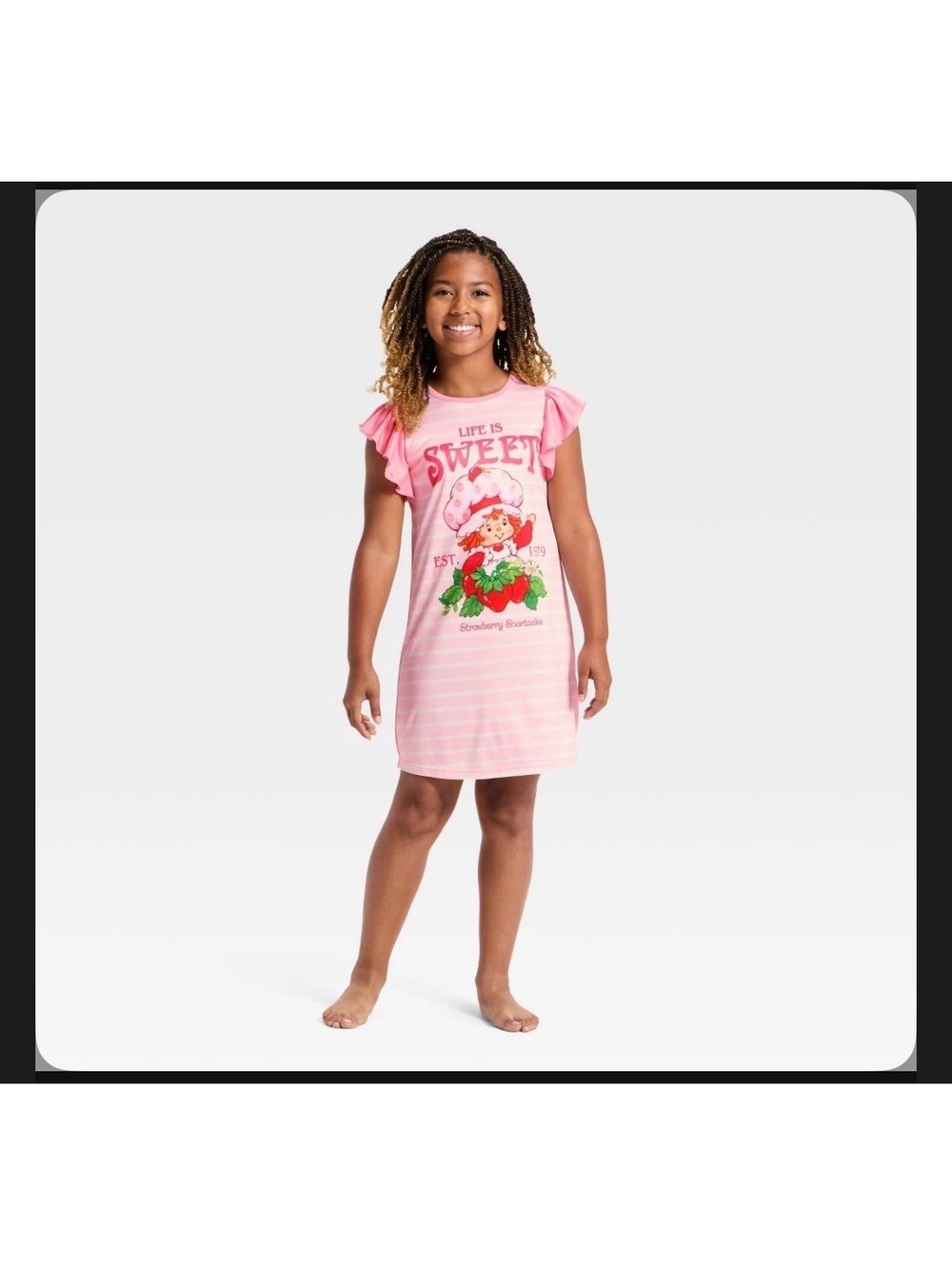 Girls' Strawberry Shortcake NightGown - Girls New with Tags Pink S 6